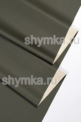 Экокожа Стрейч МАРГО на трикотажной основе 
ХАКИ толщина 0,5мм ширина 1,38м