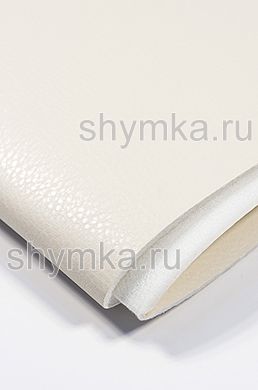Экокожа VEGA КРЕМОВАЯ на поролоне 5мм 
со спанбондом ширина 1,4м