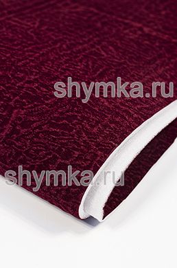 Флок на поролоне 5мм со спанбондом 
КРАСНЫЙ Кора ширина 1,4м