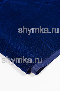 Флок в полотне СИНИЙ Брызги 
толщина 1мм ширина 1,4м