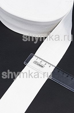 Резинка тканая Стандарт 
БЕЛАЯ ширина 50мм