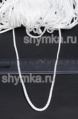 Шнур полипропиленовый Tefi ПЛЕТЕНЫЙ
диаметр 4мм БЕЛЫЙ