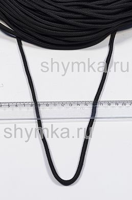Шнур полипропиленовый Tefi ПЛЕТЕНЫЙ ПОЛЫЙ 
УСИЛЕННЫЙ диаметр 5мм ЧЕРНЫЙ