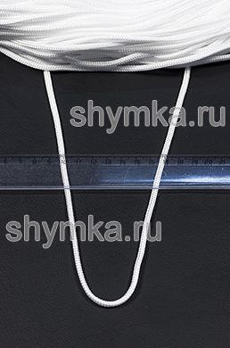 Шнур полипропиленовый Tefi ПЛЕТЕНЫЙ ПОЛЫЙ
диаметр 4мм БЕЛЫЙ