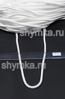 Шнур полипропиленовый Tefi ПЛЕТЕНЫЙ ПОЛЫЙ
диаметр 8мм БЕЛЫЙ