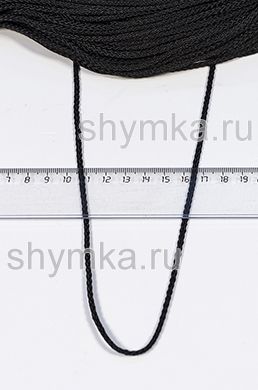 Шнур полипропиленовый Tefi ПЛЕТЕНЫЙ
диаметр 3мм ЧЕРНЫЙ