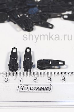 Бегунок АВТОМАТ для молнии СПИРАЛЬНОЙ
тип №3 ЧЕРНЫЙ
