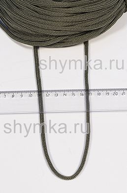 Шнур полипропиленовый Текс ВЯЗАНЫЙ диаметр 5мм ХАКИ №268
