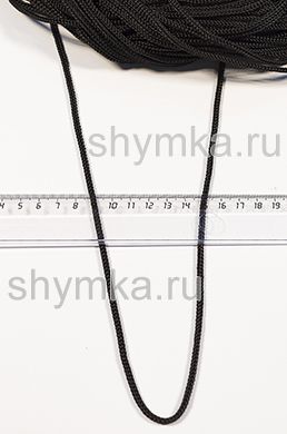 Шнур полипропиленовый Текс ВЯЗАНЫЙ
диаметр 4мм ЧЕРНЫЙ
