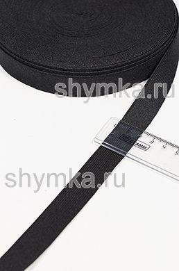 Резинка тканая Toffee 
ЧЕРНАЯ ширина 20мм