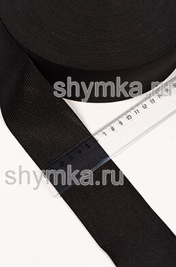 Резинка вязаная Текс ЧЕРНАЯ
плотность 22г/м ширина 60мм