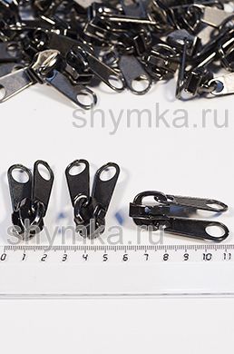 Бегунок галантерейный ДВА ЯЗЫЧКА для молнии
СПИРАЛЬНОЙ тип №10 ЧЕРНЫЙ НИКЕЛЬ