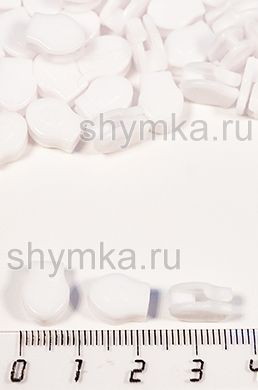 Бегунок галантерейный ПЛАСТИКОВЫЙ для молнии
СПИРАЛЬНОЙ тип №3 БЕЛЫЙ БЕЗ ПУЛЛЕРА