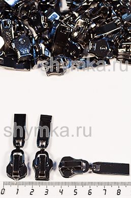 Бегунок АВТОМАТ для молнии МЕТАЛЛИЧЕСКОЙ
тип №8 декоративный 15-5 ЧЕРНЫЙ НИКЕЛЬ