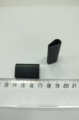 Концевик шва пластиковый 29мм ЧЕРНЫЙ