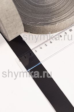 Лента окантовочная из Экокожи Орегон
ЧЕРНАЯ ширина 25мм