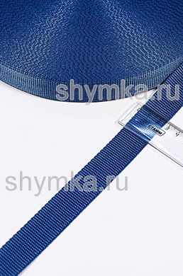 Лента ременная/окантовочная Nova ширина 25мм 
плотность 14г/м ДЕНИМ