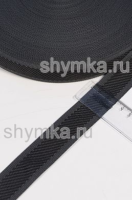 Лента окантовочная Nova
ДИАГОНАЛЬ ЧЕРНАЯ на ТЕМНО-СЕРОМ
ширина 30мм плотность 14г/м