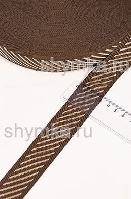 Лента окантовочная Nova ДВУХЦВЕТНАЯ
ширина 30мм плотность 14г/м
КОРИЧНЕВО-СВЕТЛО-БЕЖЕВАЯ
