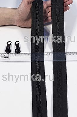 Молния рулонная метражом СПИРАЛЬНАЯ тип №8
ЧЕРНАЯ №322 ширина 40мм
