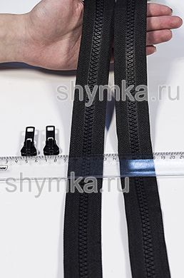 Молния рулонная метражом ТРАКТОР тип №8
ЧЕРНАЯ №322 ширина 32мм