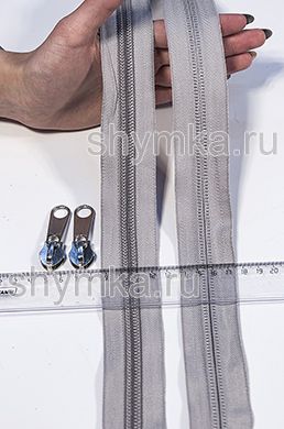 Молния рулонная метражом СПИРАЛЬНАЯ тип №10
СВЕТЛО-СЕРАЯ цвет 310