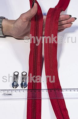 Молния рулонная метражом СПИРАЛЬНАЯ тип №10
КРАСНАЯ цвет 148
