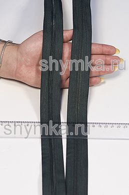 Молния рулонная метражом СПИРАЛЬНАЯ тип №5 
ТЕМНЫЙ ИЗУМРУД цвет 273