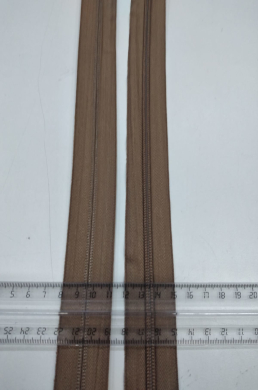 Молния метражная СПИРАЛЬНАЯ тип №5 
ТЕМНО-БЕЖЕВАЯ цвет 294