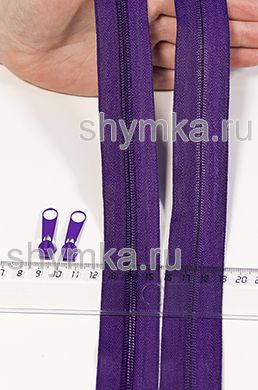 Молния рулонная метражом СПИРАЛЬНАЯ тип №5  
ФИОЛЕТОВАЯ NEW цвет 170