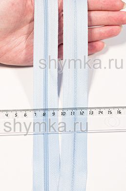 Молния рулонная метражом СПИРАЛЬНАЯ
тип №3 (ТРИ!!!) ГОЛУБАЯ цвет 185