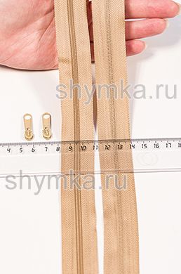 Молния рулонная метражом СПИРАЛЬНАЯ
тип №3 (ТРИ!!!) БЕЖЕВАЯ цвет 278