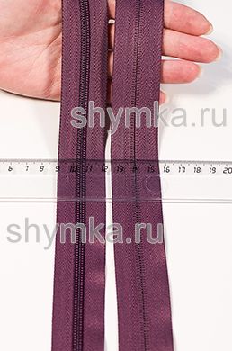 Молния рулонная метражом СПИРАЛЬНАЯ тип №5 
ФИОЛЕТОВАЯ цвет 180