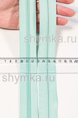 Молния рулонная метражом СПИРАЛЬНАЯ тип №5 
МЯТНАЯ цвет 249
