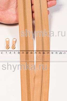 Молния рулонная метражом СПИРАЛЬНАЯ тип №5
БЕЖЕВАЯ цвет 279