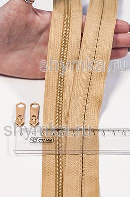 Молния метражная СПИРАЛЬНАЯ тип №5  
БЕЖЕВАЯ цвет 279