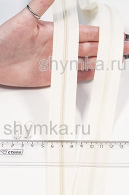 Молния рулонная метражом СПИРАЛЬНАЯ
тип №3 (ТРИ!!!) МОЛОЧНАЯ цвет 306
