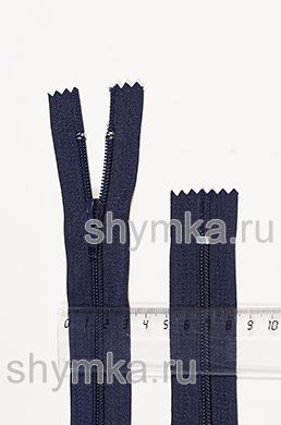 Молния СПИРАЛЬНАЯ тип №5 НЕРАЗЪЕМНАЯ
длина 18см ТЕМНО-СИНЯЯ №330 бегунок ЛАК