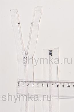 Молния СПИРАЛЬНАЯ тип №5
РАЗЪЕМНАЯ длина 40см БЕЛАЯ №101 бегунок ЛАК