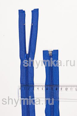 Молния СПИРАЛЬНАЯ тип №5
РАЗЪЕМНАЯ длина 40см СИНЯЯ №213 бегунок ЛАК