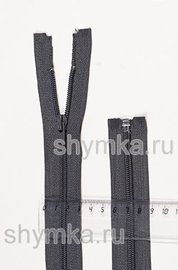 Молния СПИРАЛЬНАЯ тип №5 РАЗЪЕМНАЯ
длина 45см ТЕМНО-СЕРАЯ №312 бегунок ЛАК