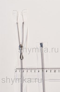 Молния СПИРАЛЬНАЯ тип №7
РАЗЪЕМНАЯ длина 30см БЕЛАЯ №101 декор СЕРЕБРО