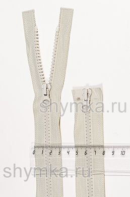 Молния ТРАКТОР тип №5 РАЗЪЕМНАЯ
длина 70см СВЕТЛО-СЕРАЯ №310 усиленные звенья
два бегунка LOGO