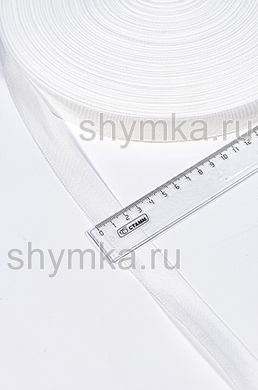 Лента окантовочная Текс ширина 22мм
плотность 5,4г/м БЕЛАЯ №6