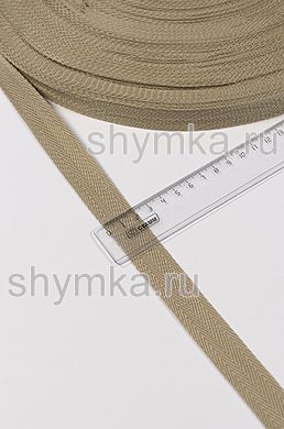 Лента окантовочная Текс ЕЛОЧКА ширина 22мм
 плотность 10,5г/м БЕЖЕВАЯ №276