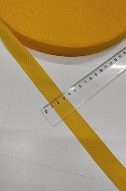 Лента окантовочная Текс ЕЛОЧКА ширина 22мм 
плотность 7г/м ЖЕЛТАЯ NEW №12