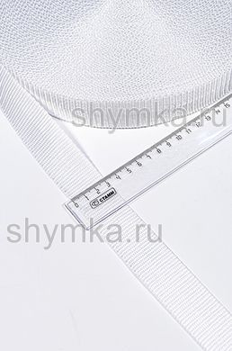 Лента ременная/окантовочная Текс ширина 30мм
плотность 15г/м БЕЛАЯ №101