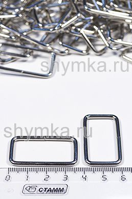 Пряжка-рамка металлическая ОДНОЩЕЛЕВАЯ
ширина 30мм НИКЕЛЬ