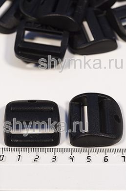 Пряжка пластиковая Apri Регулировочная
ДВУХЩЕЛЕВАЯ ширина 25мм LXN ЧЕРНАЯ