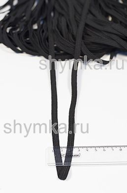 Резинка ПЛЕТЕНАЯ 
ЧЕРНАЯ ширина 8мм